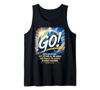 Mark 16:15 Go Into All The World and Preach The Gospel Camiseta sin Mangas