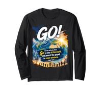 Mark 16:15 Go Into All The World and Preach The Gospel Manga Larga