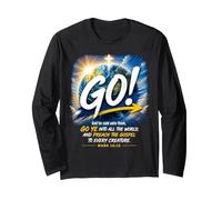 Mark 16:15 Go Into All The World and Preach The Gospel Manga Larga