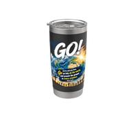 Mark 16:15 Go Into All The World and Preach The Gospel Vaso térmico de acero inoxidable de doble pared