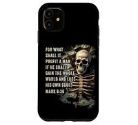 Mark 8:36 What Shall if Profit - Eternity Verse Warning Carcasa para iPhone 11