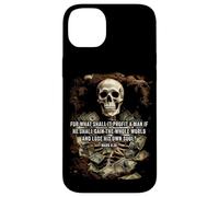 Mark 8:36 What Shall if Profit - Eternity Verse Warning Carcasa para iPhone 14 Plus