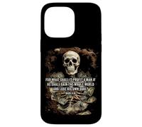 Mark 8:36 What Shall if Profit - Eternity Verse Warning Carcasa para iPhone 14 Pro MAX