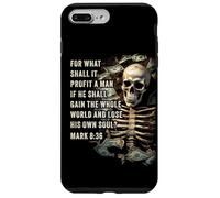 Mark 8:36 What Shall if Profit - Eternity Verse Warning Carcasa para iPhone 7 Plus/8 Plus
