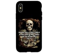 Mark 8:36 What Shall if Profit - Eternity Verse Warning Carcasa para iPhone X/XS