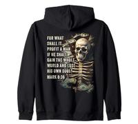 Mark 8:36 What Shall if Profit - Eternity Verse Warning Sudadera con Capucha