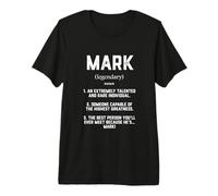 Mark Definition Funny Talented Great Costume Cosplay Marks Camiseta Premium