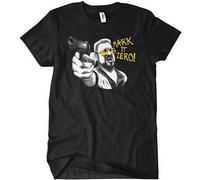 Mark It Zero Funny Big Walter Lebowski Sobchak Bowling Movie Dude T-Shirt Graphic tee Printed Top Mens Black Shirt L