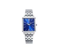 Mark Maddox MM0142-35 - Reloj Mujer Analógico Dos Agujas, Caja y Brazalete de Acero, Esfera Azul con Números Romanos, Cristal Mineral, Resistente al Agua