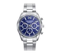 Mark Maddox Reloj para Hombre Multifunción con Pulsera de Acero y Caja de Color Azul HM0151-37