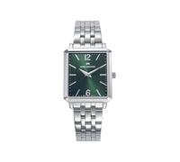 Mark Maddox MM0142-65 - Reloj Mujer Analógico Dos Agujas, Caja y Brazalete de Acero, Esfera Verde con Números Arábigos, Cristal Mineral