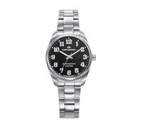 Mark Maddox MM1032-55 - Reloj Mujer Analógico Tres Agujas 32mm, Caja y Brazalete de Acero, Esfera Negra con Números Árabes, WR 50m