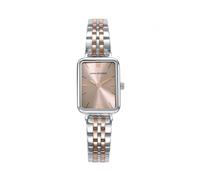 Mark Maddox Reloj de Mujer Alfama MM1026-77, Bicolor Acero e IP Rosa, Esfera Rosa, Movimiento Cuarzo