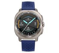 Mark Maddox Smart HS2008-10 - Smartwatch Unisex Azul y Plateado, Correa de Goma Transpirable, GPS en App, Llamadas Desde el Reloj, Control de Estrés y Ritmo Cardíaco, Colección Smart Now