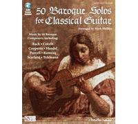 50 baroque solos for classical guitar guitare +cd