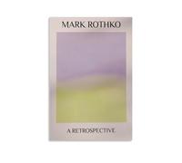 Mark Rothko A Retrospective Lienzo, Murales, Cuadros Decorativos Para El Salón, Pinturas Para Habitaciones de Niños, Murales Modernos para Habitación de Niñas, Cuadros de Regalo 40 x 60 cm