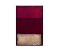 Mark Rothko - Pósteres impermeables para pared, impresión en casa, a prueba de humedad, fácil de instalar y resistente a la decoloración, estilo sin marco, 60 x 90 cm