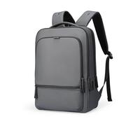 MARK RYDEN 18L PU Mochila para Laptop, Impermeable Mochila Trabajo 15.6 Pulgadas con puerto de carga USB C - Gris
