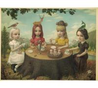 Mark-Ryden-Alegory-of-the-Four-Elements-2006- Impresión sobre lienzo sobre un marco de madera, imagen perfecta para decoración de pared