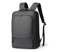 MARK RYDEN Mochila de negocios para hombre, de poliuretano, impermeable, 15,6 pulgadas, PC, con puerto de carga USB, multifunción, color negro