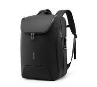 MARK RYDEN Mochila espaciosa adecuada para portátiles de 16 pulgadas, con doble cerradura TSA y dos puertos de carga (USB-A y USB-C), Negro