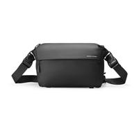 MARK RYDEN Mochila para Bicicleta con Hombro, Mochila de Hombro Oblicua, Almacenamiento de Moda para Ciclismo, Bolso Ligero de Mensajero de Tendencia, Negro Impermeable de Gran Capacidad