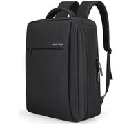 MARK RYDEN Mochila para ordenador portátil para hombre, 180 grados, abierta, mochila escolar, mochila para ordenador portátil, mochila para escuela, trabajo, viajes, color negro