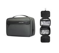 MARK RYDEN Neceser para colgar, resistente al agua, bolsa de aseo para hombres y mujeres, bolsa de maquillaje plegable con 4 compartimentos para viajes de negocios, gimnasio, vacaciones y hogar, verde