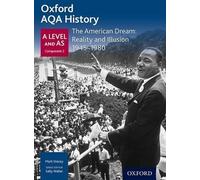 Mark Stacey Oxford AQA History for A Level: The American Dream: Re (Tapa blanda)