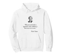 Mark Twain Camisa Mark Twain All You Need Is Confidence Quote Sudadera con Capucha