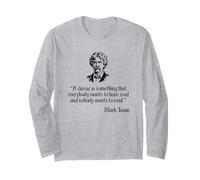 Mark Twain Camisa Mark Twain What A Classic Book Is Quote Manga Larga