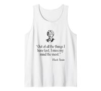 Mark Twain Camisa out of All The Things I Have Lost Quote Camiseta sin Mangas