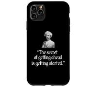 Mark Twain - Camiseta con frase "The Secret of Getting Ahead" Carcasa para iPhone 11 Pro Max