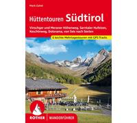 Mark Zahel Hüttentouren Südtirol: Vinschger und Meraner Höhenweg, (Tapa blanda)