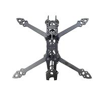 MARK4 Marco de fibra de carbono de 5 pulgadas 240 FPV de 240 mm distancia entre ejes con brazo de 5 mm para unidad de aire de hélice de 5 pulgadas Vista/Cuadricóptero analógico Fpv marco de fibra de