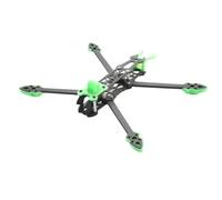 Mark4 Mark 4 7 pulgadas 295mm 5mm espesor del brazo 3K Marco de cuadricóptero de carbono for 7 FPV Freestyle RC Racing Drone Kit(With Green Print)