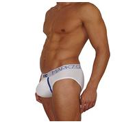 Mark7Gear - Calzoncillos Reef tipo slip para hombre, con tecnología Boost Engeneering (Push-Up), color blanco Blanco XL