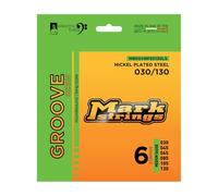 Markbass Groove Series Strings 30/130 - Juego de cuerdas para bajo de 6 cuerdas