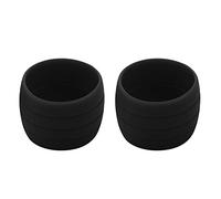 MARKELL 2 piezas para manillar de bicicleta con trabillas de fijación para rueda de carreras, anillos de retención, correa de bartape, correa para fijar las mangas, color negro