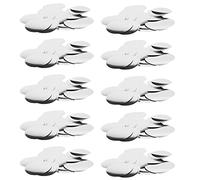 MARKELL 500Pcs Disco de Vertido de Vino de Plata de 3 Pulgadas A Prueba de Dejar de Verter Verter Verter