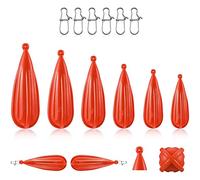 MARKELL Angel Praxis Plug Angel Plug Baitcasting Goma Ejercicio Conector Adecuado para Mejorar la Capacidad de lanzamiento, 6 unidades