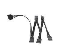 MARKELL Cable de Disco Duro de Extensión de Alimentación Sata de 15 1 Cable Adaptador de Divisor de Fuente de Alimentación Macho una 5 para Servidor de Pc Diy