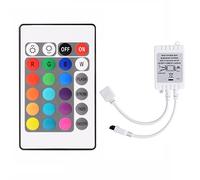 MARKELL Control Remoto de 24 Teclas + Controlador LED DC12V Caja de Control RGB Controlador de Tira de Luz IR para Tira de Luz RGB 5050 2835