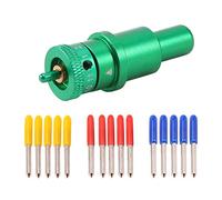 MARKELL Cortador de vinilo para plóter Graphtec Silhouette Cameo 4 Plus Pro Portrait 3 (30, 45, 60 grados, 15 piezas, con soporte para cuchilla)