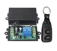 Markell DC 12 V 10A 1Ch Control remoto sin sistema de control transmisor receptor 2 botones impermeable remoto 433 MHz