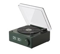Markell multifuncional Bluetooth altavoz despertador vinilo registro reproductor caja de sonido de escritorio para el hogar salón dormitorio D, 00373426A4