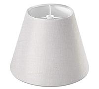 MARKELL Pantalla para lámpara de tela de , pantalla pequeña, 5 cm de diámetro superior x 9 cm de diámetro inferior x 7 cm de alto (con hilos dorados)