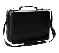 Marker Holder Case, Pencil Case Large Storage, Hobby Art Craft Box, School Supply Organizer, Watercolor Pencil Organizer, Gel Pen Storage Case, Portable Art Supply Case, Artist Organizer Bag, Negro ,