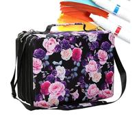 Marker Organizer Case, Large Pencil Case, Marker Storage Box, Art Supply Organizer, Hobby Craft Box, Gel Pen Organizer 35x26x13cm/13.78x10.24x5.12 Inches for Makeup Brush, Gel Pen Storage