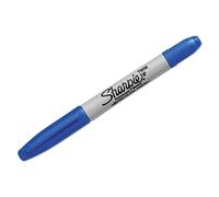 MARKER SHARPIE TWIN TIP BLUE